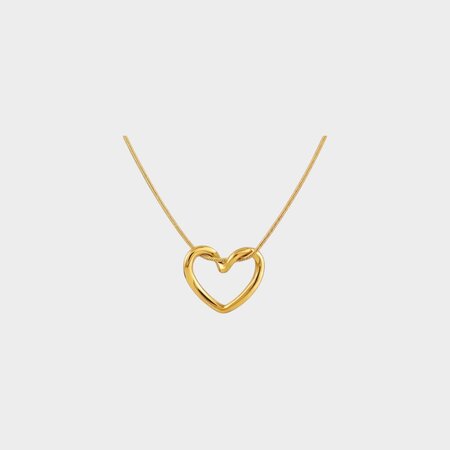 Ketting staal hart open