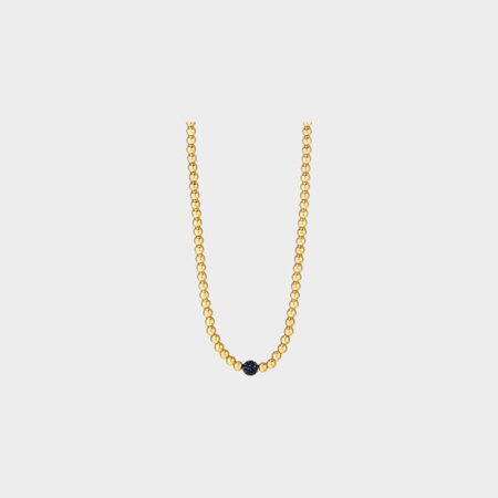 Ketting solo crystal zwart