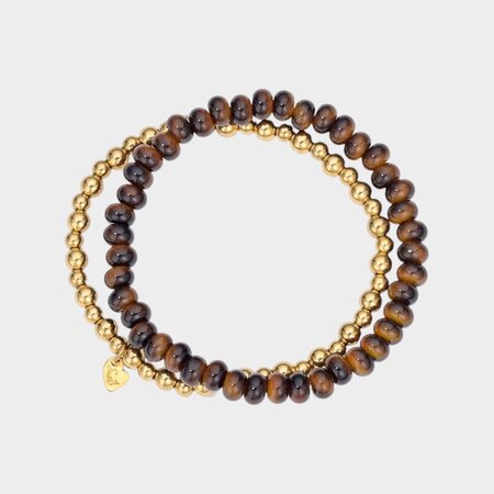 Armband set melee bruin