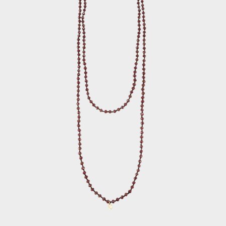 Ketting lang kraal rood