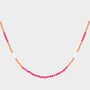 Ketting kraal fuchsia