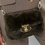 Tas fluffy slot groen