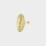 Ring ovaal geborsteld