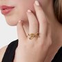 Ring duo staal strik