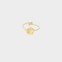 Ring bloem goud