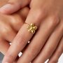 Ring staal bloem