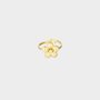 Ring staal madelief