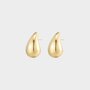 Oorbellen drop staal M