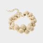 Armband tros beige