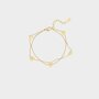 Armband staal duo hart