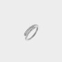 Ring zilver crystal 17