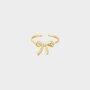 Ring strikje goud