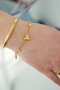 Armband hart wit