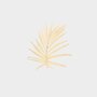 Broche palmtak goud