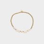 Armband schelp parel wit