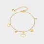Armband bedel hart