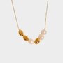 Ketting verguld parel