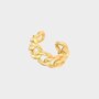 Ring staal schakel goud