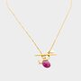 Ketting staal paars