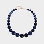 Ketting kraal bol blauw