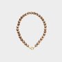Ketting kraal bruin
