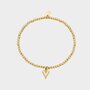 Armband hart bol XS