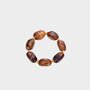Armband resin bruin