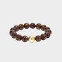 Armband leopard bruin