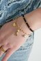 Armband steen zwart staal