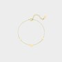 Armband trio hart staal